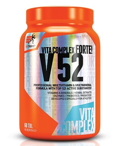 V52 Vita Complex Forte, 60 pcs, EXTRIFIT. Vitamin Mineral Complex. General Health Immunity enhancement 