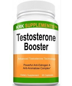 Testosterone Booster, 90 шт, KRK Supplements. Трибулус. Поддержание здоровья Повышение либидо Повышение тестостерона Aнаболические свойства 