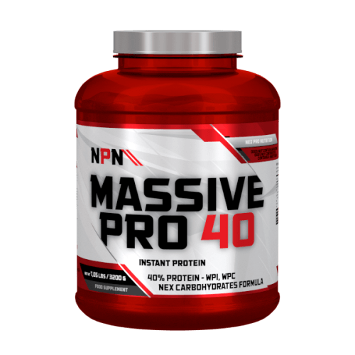 Massive Pro 40, 3200 g, Nex Pro Nutrition. Gainer. Mass Gain Energy & Endurance स्वास्थ्य लाभ 