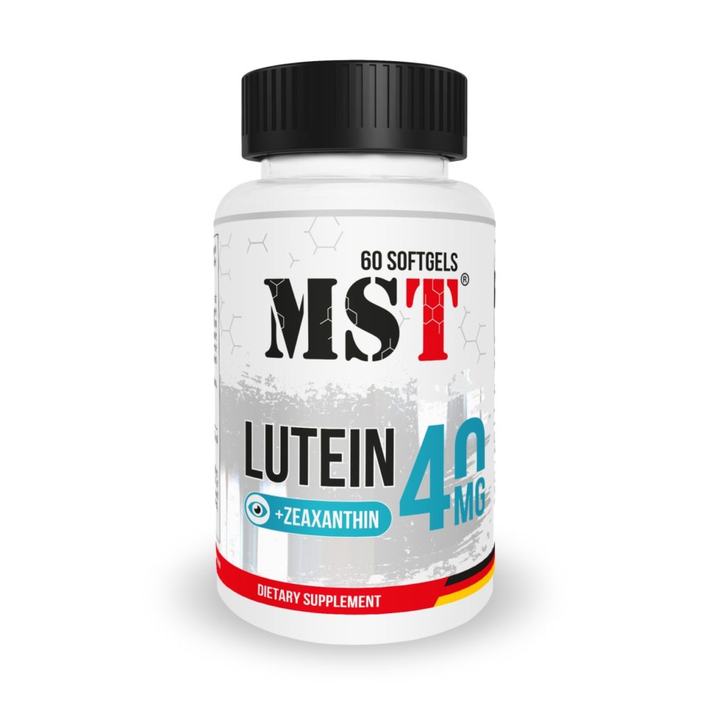 MST Nutrition Натуральная добавка MST Lutein 40 mg, 60 капсул, , 