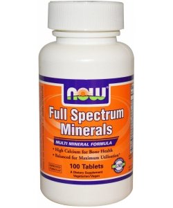 Full Spectrum Minerals, 100 pcs, Now. Vitamin Mineral Complex. General Health Immunity enhancement 