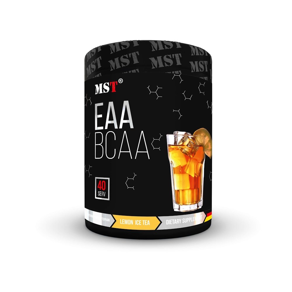 MST Nutrition Аминокислота MST BCAA EAA Zero, 520 грамм Лимонный холодный чай, , 520 грамм