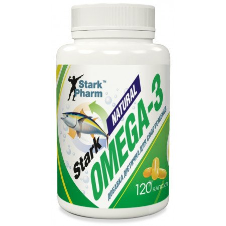 Stark Pharm Омега 3 Stark Pharm Natural Omega-3 120 капсул, , 