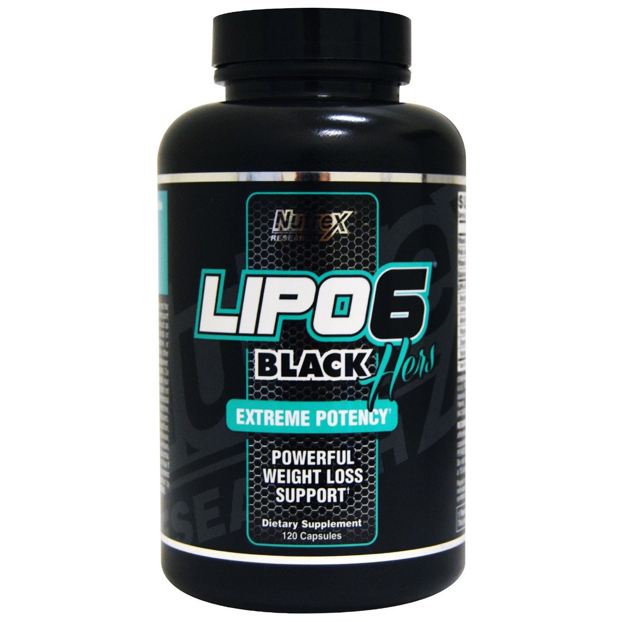 Lipo-6 Black Hers Extreme Potency Nutrex 120 Caps,  ml, Nutrex Research. Fat Burner. Weight Loss Fat burning 