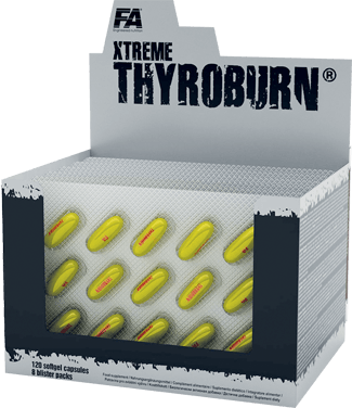 Xtreme Thyroburn, 120 piezas, Fitness Authority. Termogénicos. Weight Loss Fat burning 