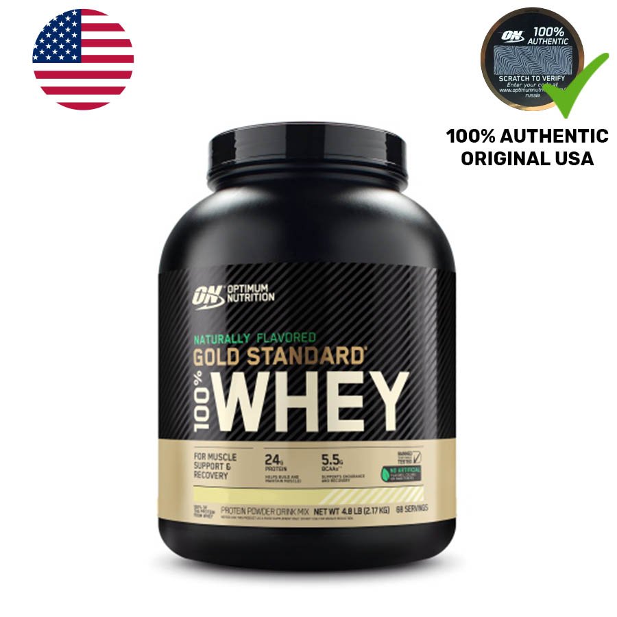 Optimum Nutrition Протеин Optimum Naturally Flavored Gold Standard 100% Whey, 2.17 кг Ваниль, , 2170  грамм