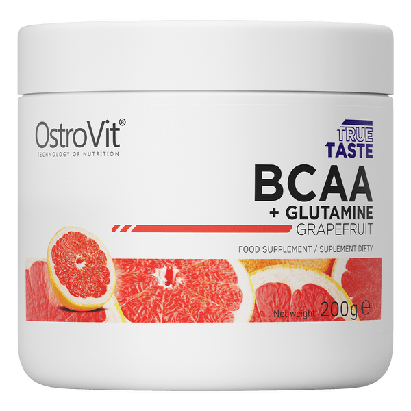 OstroVit БЦАА з глютаміном OstroVit BCAA + Glutamine 200 г grapefruit, , 0.2 