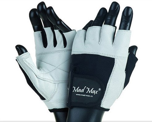 MM FITNESS MFG 444 (XL) - белый,  мл, MadMax. Перчатки для фитнеса. 