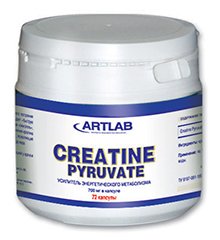 Creatine Pyruvate, 72 шт, Artlab. Креатин пируват. 