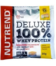 Deluxe 100% Whey Protein, 30 g, Nutrend. Mezcla de proteínas de suero de leche. 