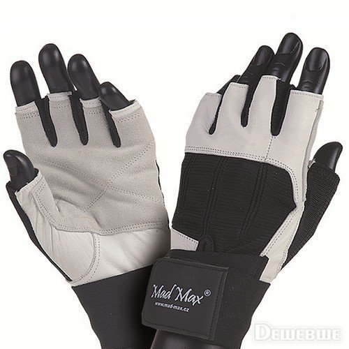 MadMax Перчатки для фитнеса Mad Max Professional MFG 269 (размер S) медмакс white, , 