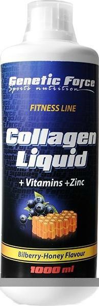 Collagen Liquid, 1000 мл, Genetic Force. Коллаген. Поддержание здоровья Укрепление суставов и связок Здоровье кожи 