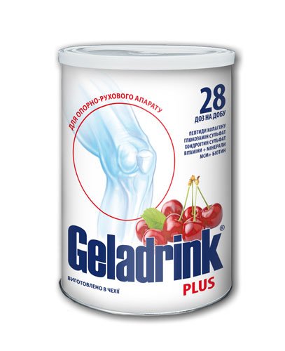 Геладринк Плюс 340 г Апельсин,  мл, Geladrink. Хондропротекторы. Поддержание здоровья Укрепление суставов и связок 