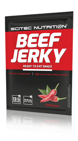Beef Jerky, 25 г, Scitec Nutrition. Заменитель питания. 
