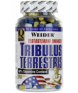 Tribulus Terrestris, 240 шт, Weider. Трибулус. Поддержание здоровья Повышение либидо Повышение тестостерона Aнаболические свойства 