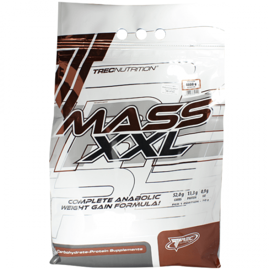 Mass XXL, 4800 g, Trec Nutrition. Gainer. Mass Gain Energy & Endurance recovery 