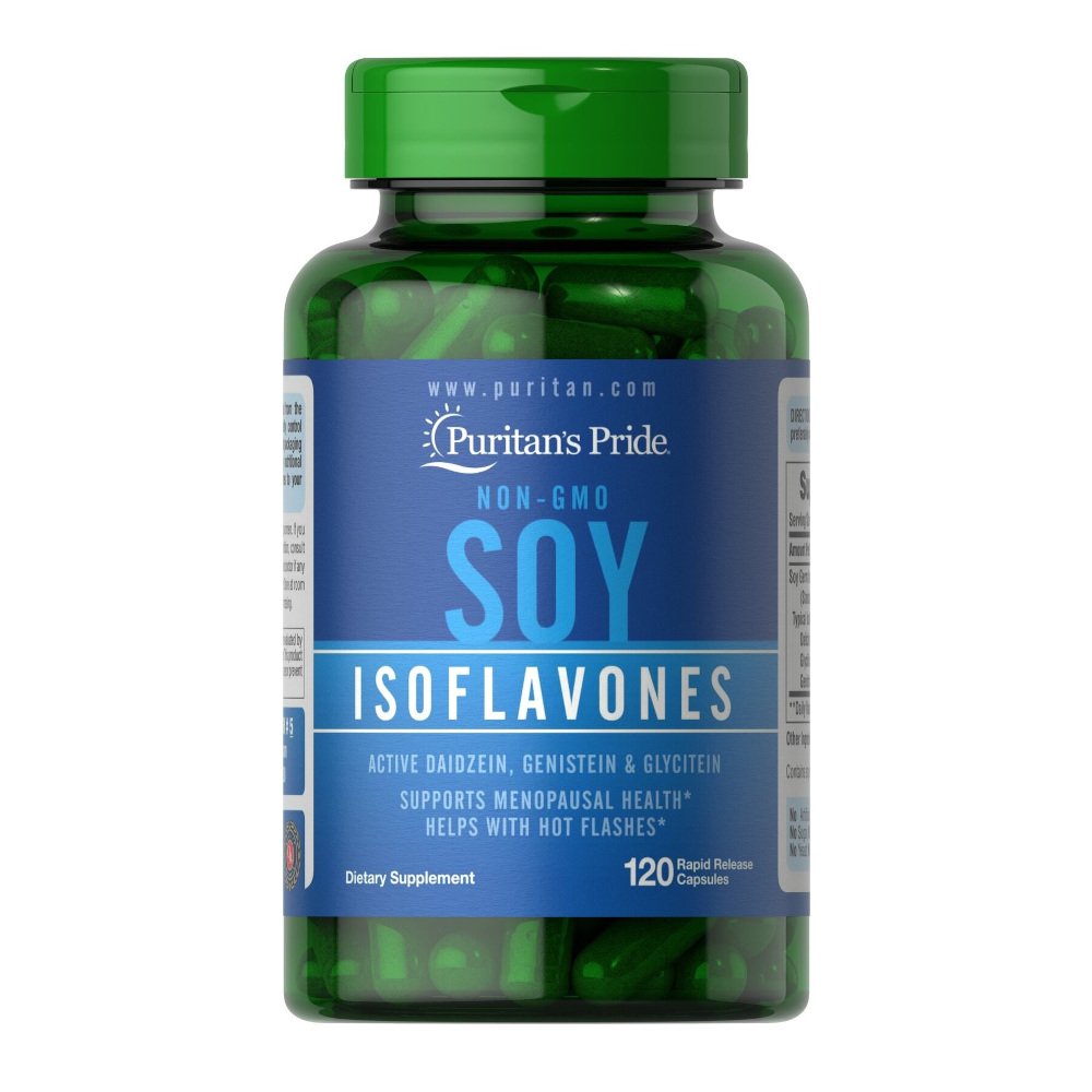 Натуральная добавка Puritan's Pride Soy Isoflavones 750 mg, 120 капсул,  ml, Puritan's Pride. Natural Products. General Health 