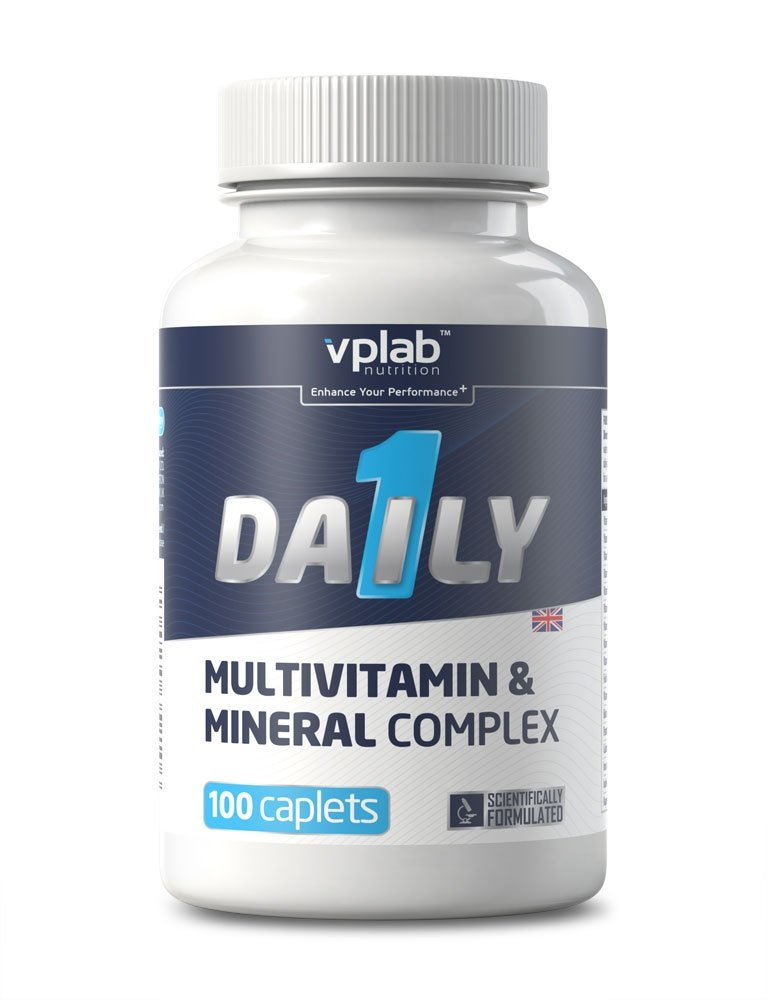 Daily 1, 100 pcs, VP Lab. Vitamin Mineral Complex. General Health Immunity enhancement 
