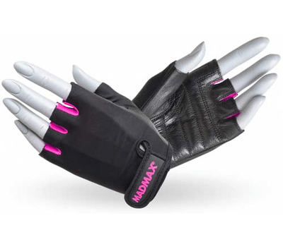 Перчатки для фитнеса Mad Max RAINBOW MFG 251 (размер M) медмакс black/pink,  мл, MadMax. Перчатки для фитнеса. 