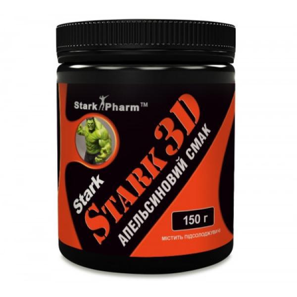 Stark Pharm Предтреник Stark Pharm Stark 3D (Strong Mix DMAA & PUMP) (150 г) Orange старк фарм, , 