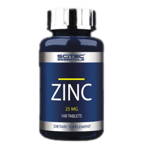 Zinc 25 mg, 100 piezas, Scitec Nutrition. Zinc Zn. General Health 