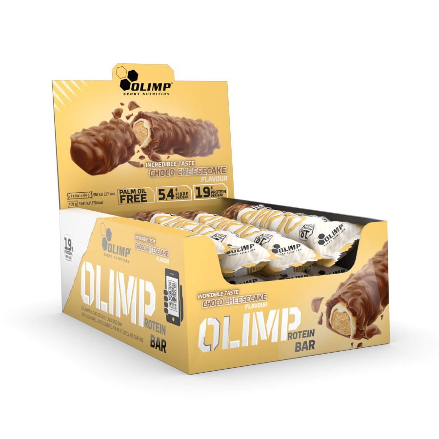 Olimp Labs Батончик Olimp Protein bar, 12*64 грамм Шоколадній чизкейк, , 768  грамм