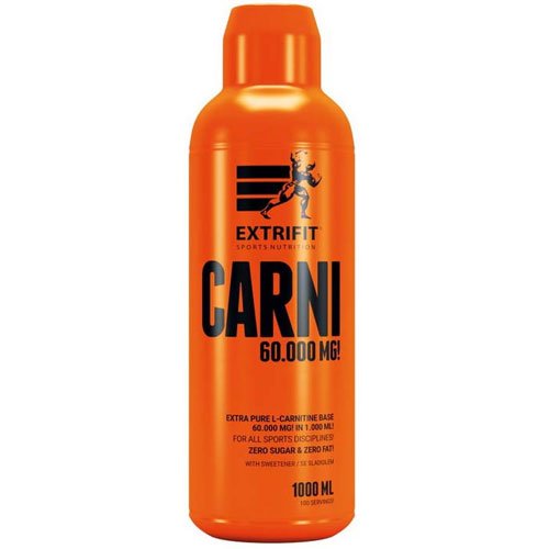 Extrifit Carni Liquid 60000 mg 1000 мл Лесная клубника с мятой,  мл, EXTRIFIT. L-карнитин. Снижение веса Поддержание здоровья Детоксикация Стрессоустойчивость Снижение холестерина Антиоксидантные свойства 