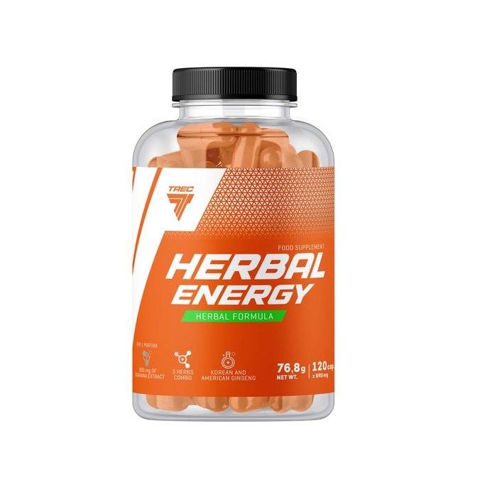 Предтренировочный комплекс Trec Nutrition Herbal Energy, 120 капсул,  ml, Trec Nutrition. Pre Workout. Energy & Endurance 