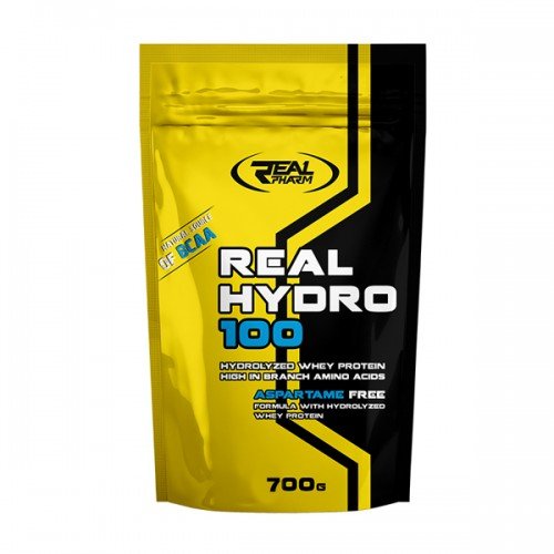 Real Hydro 100, 700 g, Real Pharm. Hidrolizado de suero. Lean muscle mass Weight Loss recuperación Anti-catabolic properties 