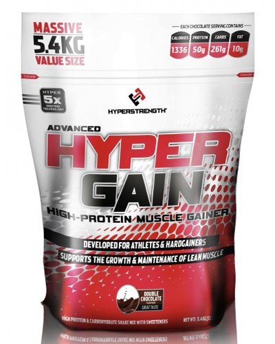 Hyper Gain, 5450 g, Hyper Strength. Gainer. Mass Gain Energy & Endurance recovery 