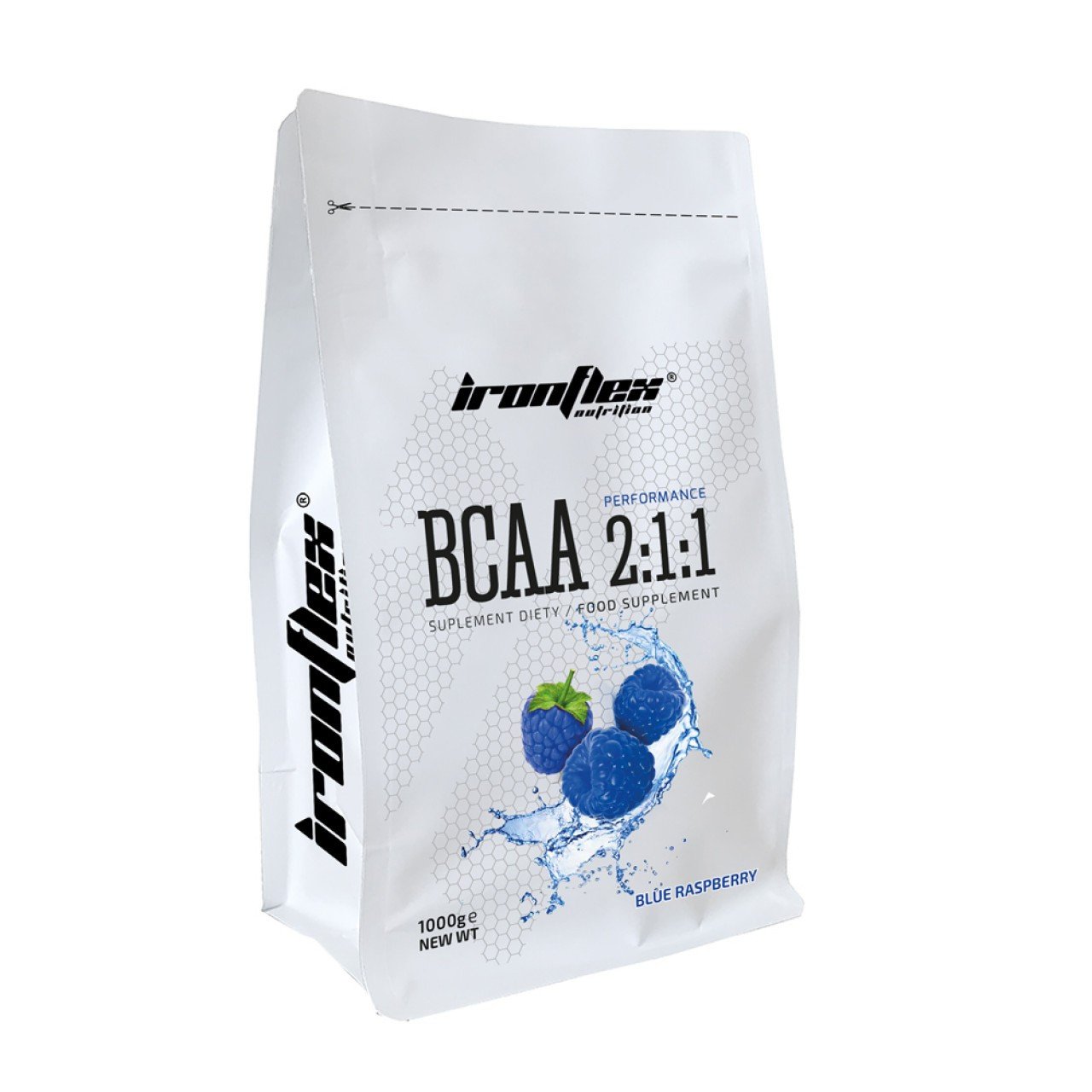 IronFlex БЦАА Iron Flex BCAA 2:1:1 1000 грамм Голубая малина, , 