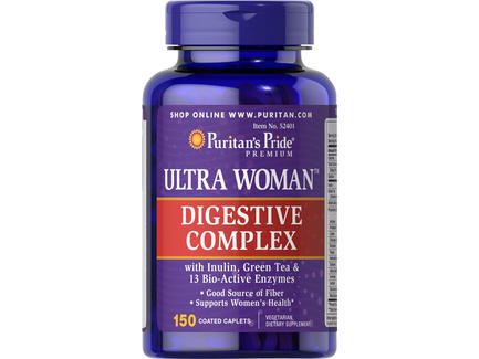 Puritan's Pride Ultra Woman Digestive Complex, , 150 шт