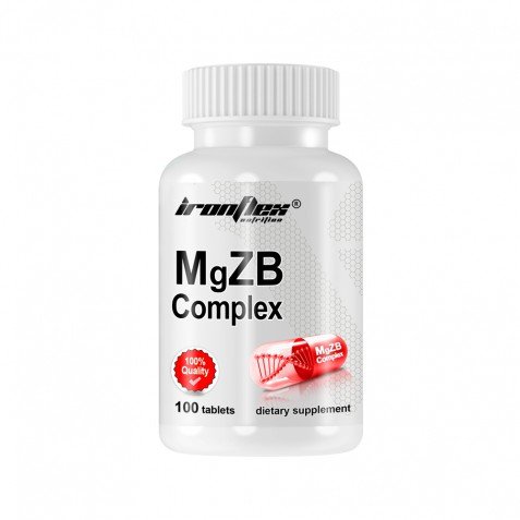 Витамины и минералы IronFlex MgZB, 100 таблеток,  ml, IronFlex. Vitamins and minerals. General Health Immunity enhancement 