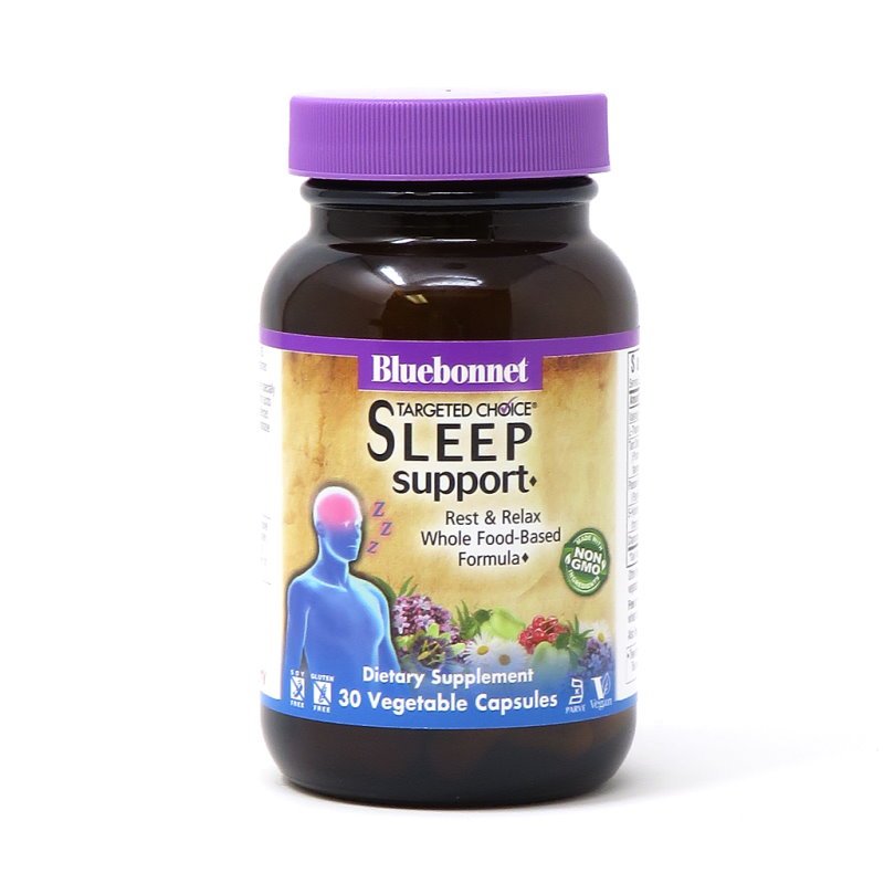 Натуральная добавка Bluebonnet Targeted Choice Sleep Support, 30 вегакапсул,  мл, Bluebonnet Nutrition. Hатуральные продукты. Поддержание здоровья 