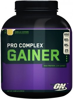 Pro Complex Gainer, 2310 г, Optimum Nutrition. Гейнер. Набор массы Энергия и выносливость Восстановление 