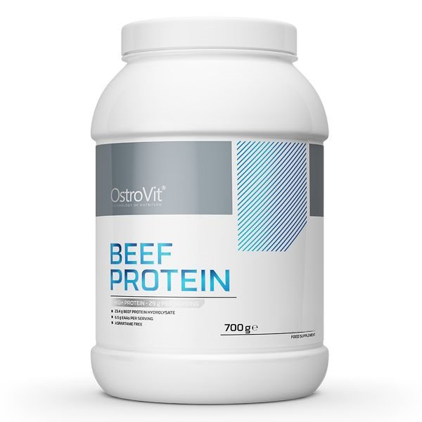 Протеин OstroVit Beef Protein, 700 грамм Клубника,  ml, OstroVit. Proteína. Mass Gain recuperación Anti-catabolic properties 