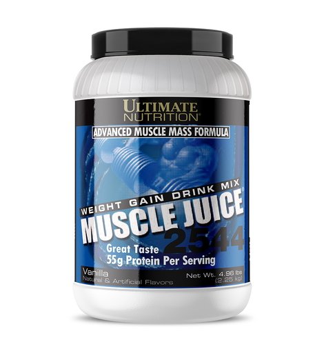 Гейнер Ultimate Muscle Juice 2544, 2.27 кг Ваниль,  ml, Ultimate Nutrition. Ganadores. Mass Gain Energy & Endurance recuperación 