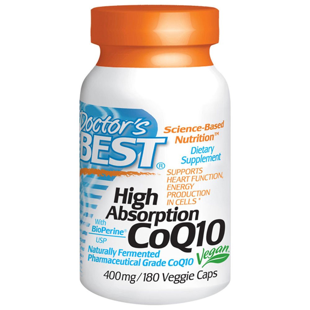 Коэнзим Q10 Doctor's Best CoQ10 200 mg high absorption (60 капс) доктор бест,  мл, Doctor's BEST. Коэнзим-Q10. Поддержание здоровья Антиоксидантные свойства Профилактика ССЗ Толерантность к физ. нагрузкам 