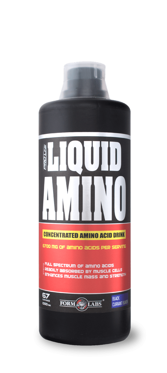 Form Labs Комплекс аминокислот Form Labs Amino liquid (1000 мл) форм лаб black currant, , 1 