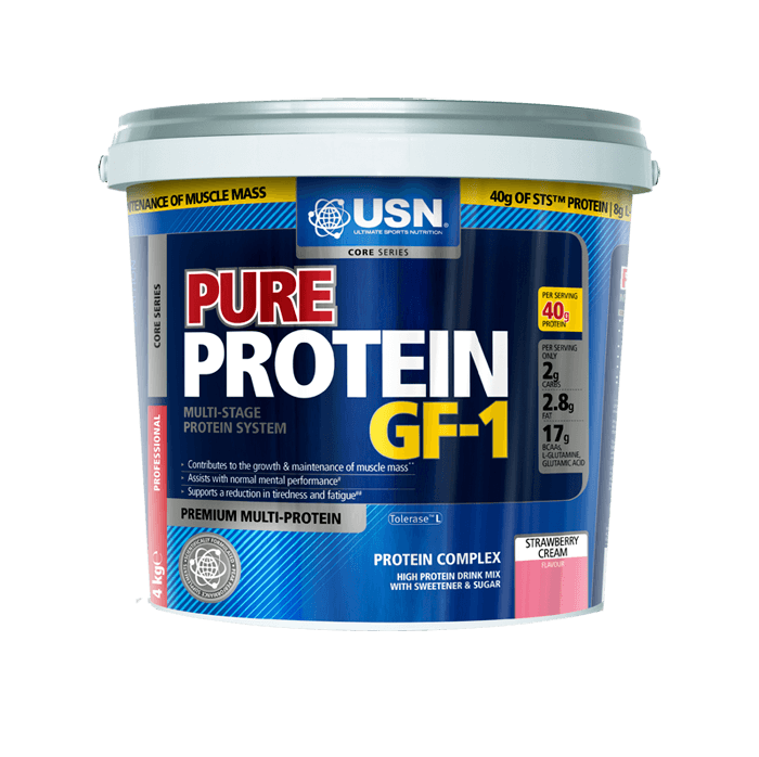 Pure Protein GF-1, 4000 g, USN. Mezcla de proteínas. 