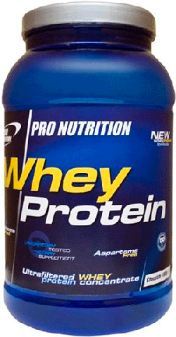 Whey Protein, 2000 г, Pro Nutrition. Сывороточный концентрат. Набор массы Восстановление Антикатаболические свойства 