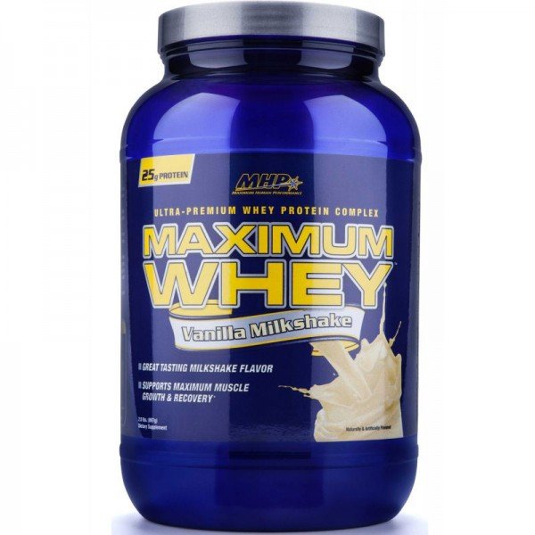 Maximum Whey, 907 g, MHP. Mezcla de proteínas de suero de leche. 