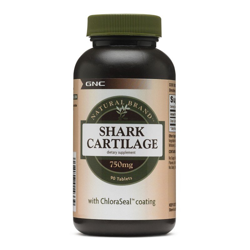 Для суставов и связок GNC Shark Cartilage, 90 таблеток,  мл, GNC. Хондропротекторы. Поддержание здоровья Укрепление суставов и связок 