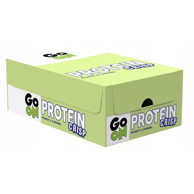 Батончик GoOn Protein Crisp Bar, 24*50 грамм Карамель-арахис,  мл, Go On Nutrition. Батончик. 