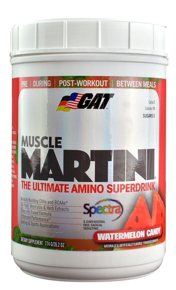 Muscle Martini, 750 g, GAT. Complejo de aminoácidos. 