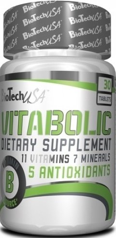 Vitabolic, 30 шт, BioTech. Витаминно-минеральный комплекс. Поддержание здоровья Укрепление иммунитета 