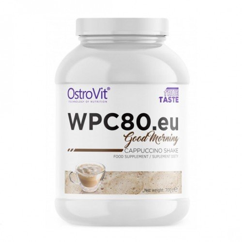 Протеин OstroVit WPC 80.eu Good Morning, 700 грамм - капучино,  мл, OstroVit. Протеин. Набор массы Восстановление Антикатаболические свойства 