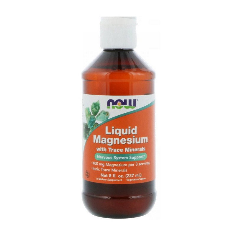 Now Жидкий магний  Now Foods Liquid Magnesium (237 ml) нау фудс, , 237 