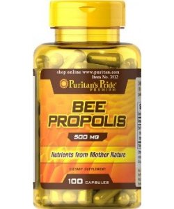 Bee Propolis 500 mg, 100 pcs, Puritan's Pride. Special supplements. 
