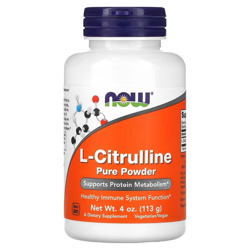 Now Аминокислота NOW L-Citrulline Pure Powder, 113 грамм, , 113 